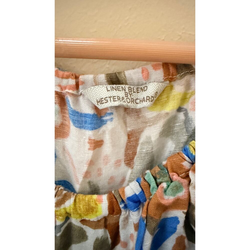 Hester & Orchard Linen Blend Top Size Small - Picture 2 of 4